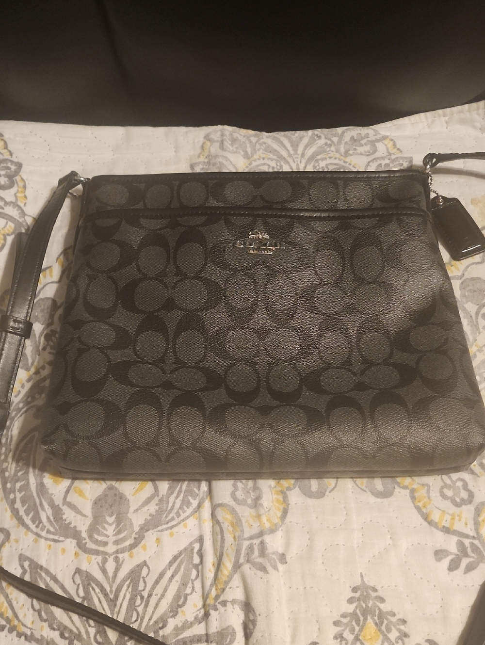 Coach Black Signature Crossbody Bag
